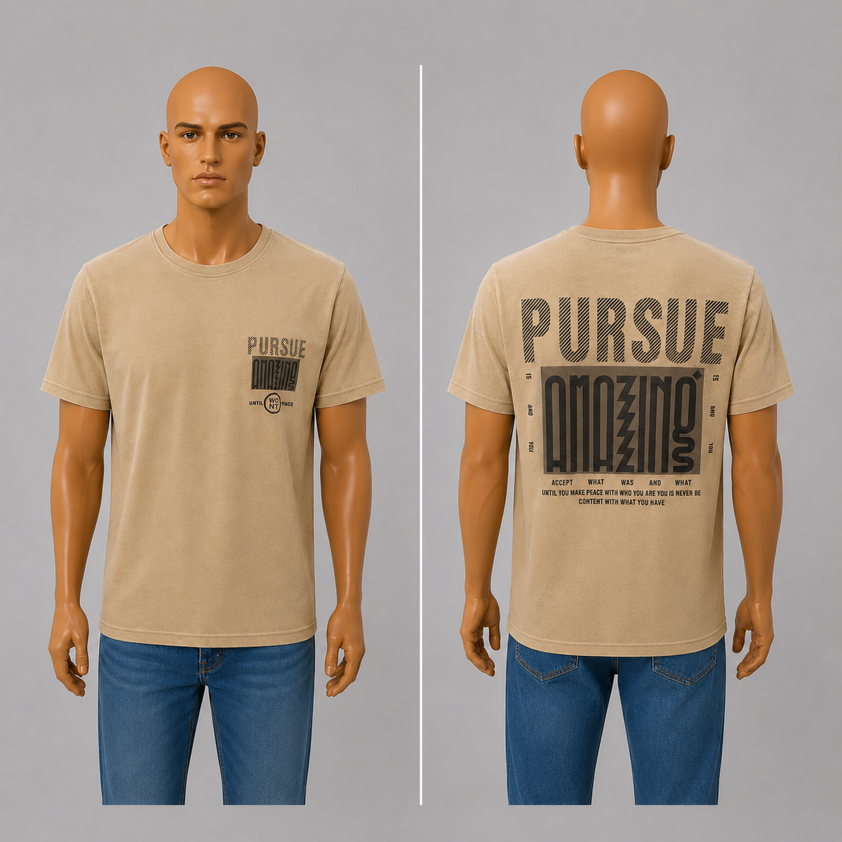 Тениска "Pursue Amazing" в два цвята Axi