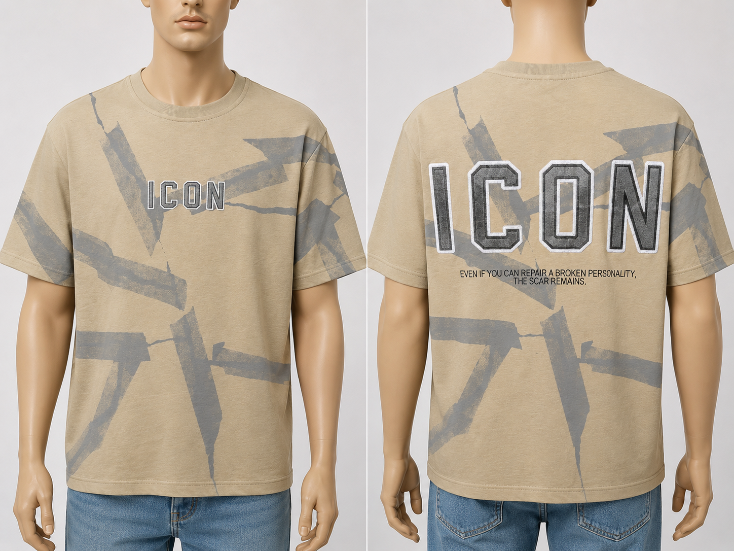 Oвърсайз тениска "ICON"